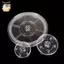 Bàn xoay Acrylic trong suốt Xoay 360 Chân đế tròn Trang sức lười biếng Trang trí đĩa xoay Phần cứng nội thất ELWW