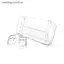 COD Crystal Protect Shellpatable Switch OLED Vỏ cứng trong suốt cho Switch Phụ kiện bảng điều khiển OLED MỚI