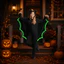 DONOVANQQ Dạ Quang Bat Body, Áo Đa Năng Dơi Reaper Áo, Punk Cosplay Trang Phục Hộp Đêm Thanh Đầm Đạo Cụ Halloween Trẻ Em Cape Carnival