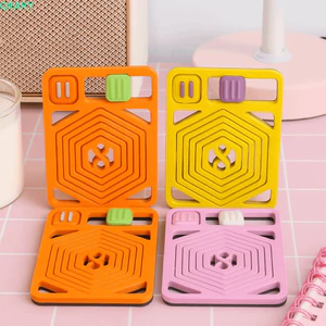 QEARY Đế Lót Ly Xoay Được Con Quay, Thiết Kế Xoay Bề Mặt Chống Trơn Trượt Sáng Tạo Đế Lót Ly Con Quay Hồi Chuyển, Đệm Kết Cấu Bền Chịu Nhiệt Đế Lót Ly Con Quay Hồi Chuyển Sử Dụng Tại Nhà