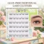 6 Hàng Lông Mi Giả Siêu Mỏng - Không Keo Đen C Curl 9-13mm Chiều Dài Hỗn Hợp Nhẹ