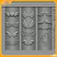 VFZ 3D Silicone Móng Tay Nghệ Thuật Khuôn Hoa Hồng Nơ Cánh Retro Cứu Trợ Họa Tiết Thiết Kế DIY Mẫu Móng Tay Dụng Cụ Thiết Kế Làm Móng Tay Louislifecool