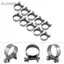 Belleshopp Kẹp ống 10 chiếc Kẹp ống nhiên liệu nhỏ bằng thép không gỉ 6mm-20mm Kích thước tùy chọn(1)