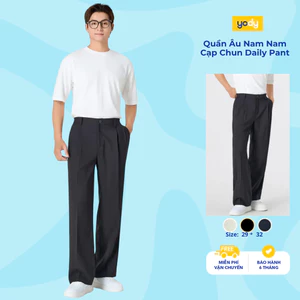 Quần Âu Nam YODY Ống Rộng, Cạp Chun Daily Pant , Trẻ Trung Thoải Mái Mỗi Ngày TRA- MCTR25A118