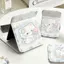Gương gập mini Hello Kitty ôm kem phong cách mơ mộng siêu đáng yêu