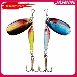 JASMINE Mồi Câu Cá Kim Loại Mới 9g Mồi Cứng Chất Lượng Cao Mồi Treble Móc Câu Chuyện Câu Cá Cho Pik JASMINE