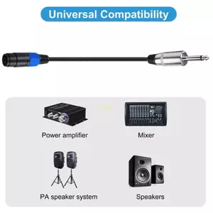 Btsg 50cm Speakon đến 1 4inch 6 35mm TS Cáp Kết Nối Bộ Khuếch Đại Bass Của Bạn Dễ Dàng