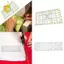 Acrylic Quilting Thước Cắt Vải Bản Mẫu Đo Quilter Đồ Dùng Thủ Công Mẫu May Thước Cho Người Hâm Mộ