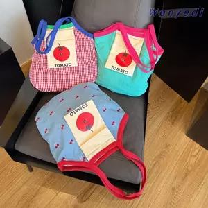 Túi đeo vai WANYEDI, Túi Tote lưới sức chứa lớn nhẹ, Túi mua sắm đa năng di động có thể tái sử dụng thời trang
