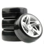 4 Lốp Xe Trôi Cao Su Bằng Nhựa Cứng 63mm 12mm Hex 1 / 10 - Đa Năng Phù Hợp Cho TAMIYA TT02 XV01 HSP 94123 HPI KYOSHO WLtoys