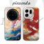 Ốp điện thoại cứng mờ siêu nhỏ “tốt lành Cloud ” cho Oppo Find X9 Ultra X9 Pro X8 Pro X7 Ultra Reno 15F 14F 13F 12F / A6 A6s A6t Pro Vỏ Oppo chống sốc viền mềm