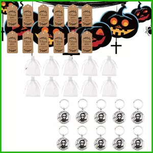 Móc Khóa Kinh Dị 12 Mảnh Halloween Ma Quái Ma Trang Trí Gothic Ví Quyến Rũ Cho Nữ Nam Bé Trai Bé Gái Thanh Thiếu Niên saixit2vn