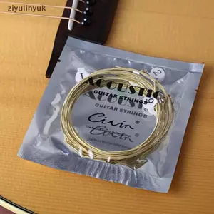 Ziyulinyuk 1 Bộ 6 Dây Đàn Guitar Thép Mạ Niel Cho Đàn Guitar Acoustic VN