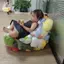 Túi đựng đồ chơi sang trọng trong suốt cho trẻ em Túi đựng đậu có khóa kéo Dung tích chống thấm nước Túi đựng búp bê lớn ELWW
