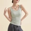 Áo Vest Nữ Mùa Hè Modal Dệt Kim Sling Mỏng Phong Cách Chống chói Đáy Áo Sơ Mi Nữ Bên Trong Mặc Mỏng Phù Hợp Với Áo Ngoài K6LT