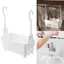 Giỏ đựng đồ maybest có móc treo Đồ dùng tắm gia đình sắp xếp cho nhà bếp gia đình Phòng tắm Nhà vệ sinh Hộp đựng đa chức năng {VN}