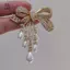 Cao Cấp Zircon Ngọc Trai Nơ sel Trâm Cài Thời Trang Cho Nữ Sáng Tạo Handmade Phù Hợp Với Corsage Chân Phụ Kiện Quần Áo Quà Tặng [Mina]