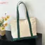 HFSHY 1 Chiếc Màu Viền Túi Tote Canvas Dung Tích Lớn Túi Đeo Vai Thường Ngày Có Thể Tái Sử Dụng Túi Mua Sắm Để Làm Việc Hàng Ngày Trường Học Du Lịch Sử Dụng Ngoài Trời VN