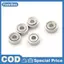 10 Chiếc 681ZZ Thu Nhỏ Vòng Bi Mini Kim Loại Mở Vòng Bi Micro 1x3x1mm