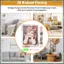 Hình tròn đầy thiên thần cô gái vẽ tranh tường