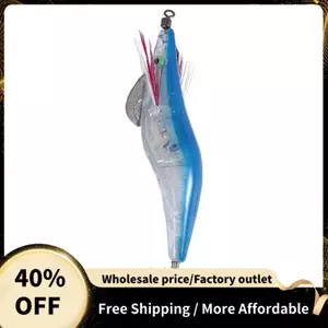 1 Màu Xanh Nhấp Nháy LED Mồi Câu Cá Đèn Flash 10cm Jig Tôm Mồi Câu Cá Đêm Mồi