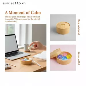SRVN Pinchable Mô Phỏng Hấp Bun Giảm Căng Thẳng Squishy Tăng Chậm Cho Trẻ Em Người Lớn Quà Tặng Thư Giãn Hàng Ngày.