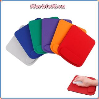 Tấm lót chuột còn lại cổ tay MARBLEM, Phụ kiện văn phòng xốp dày Bàn di chuột văn phòng chơi game, Thảm chuột tiện dụng EVA màu trơn