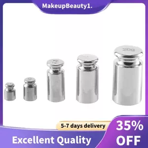 Trọng lượng 1g 2g 5g 10g 20g Mạ Chrome Hiệu Chuẩn Gram Cân Trọng Lượng Bộ Cân Bằng Kỹ Thuật Số Bạc Trắng