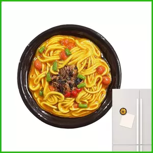 Nam Châm Thực Phẩm 3D Mô Phỏng Nam Châm Cửa Thực Phẩm Trung Quốc Phong Cách Trung Hoa Vui Vẻ Tủ Lạnh Nam Châm Trang Trí Cho Khô saixit2vn