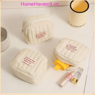 Túi đựng đồ nhỏ HOMEHAVEN, Ví đựng tiền xu Mini dễ thương, Túi đựng mỹ phẩm di động có dây kéo