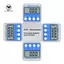 Công cụ mức độ chính xác cao Hợp kim kẽm 4x90 độ Máy đo góc kỹ thuật số Mini Máy đo góc LCD Máy đo độ dốc