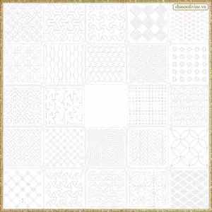 24 Bộ Thư Mục Dập Nổi 3D Mẫu Thêu Hoa Văn Quilting Tay Cho DIY Thêu Sò Và Thủ Công Giấy