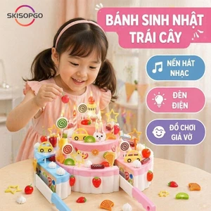 Đồ Chơi Bánh Trái Cây Cắt Lát Ba Tầng Có Âm Thanh Ánh Sáng 75 115 132 Chi Tiết Quà Tặng Sinh Nhật
