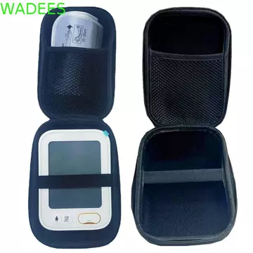 Hộp đựng máy đo huyết áp WADEES, Túi bảo vệ máy đo huyết áp cầm tay bằng vỏ cứng, chống nước hình tam giác có tay cầm Vỏ cứng cho máy đo huyết áp