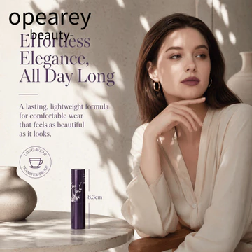 Son môi OPEAREY Matte Lip Tint, Lâu trôi ‌Son nhung bão hòa thấp Son dưỡng môi, mềm mại Làm trắng không trang điểm khỏa thân chống thấm nước Chăm sóc môi