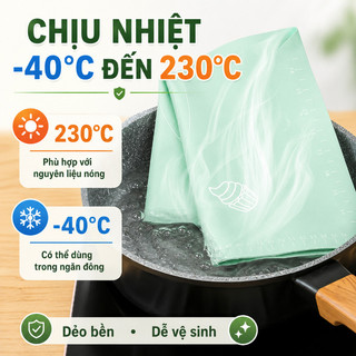 Tấm nhào bột silicone,Không Dính, không độc hại,Dễ Vệ Sinh Dùng Cho Gia Đình, Tiệm Bánh & Nhà Hàng
