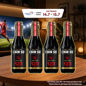 Nước tương Chin-su Ủ tự nhiên 120 ngày chai x 300ml