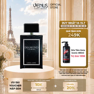 Nước Hoa Nam Diamond Homme Black Hương Thơm Nam Tính, Sang Trọng 45ml
