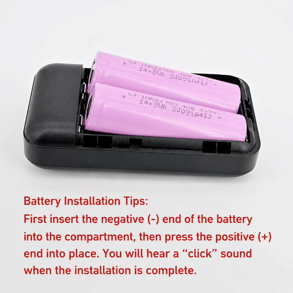 MISUPS Power Bank, Vỏ pin rỗng có thể tháo rời, Chất lượng cao cho 2 chiếc Hộp rỗng 21700 pin (Không bao gồm pin) | BigBuy360 - bigbuy360.vn