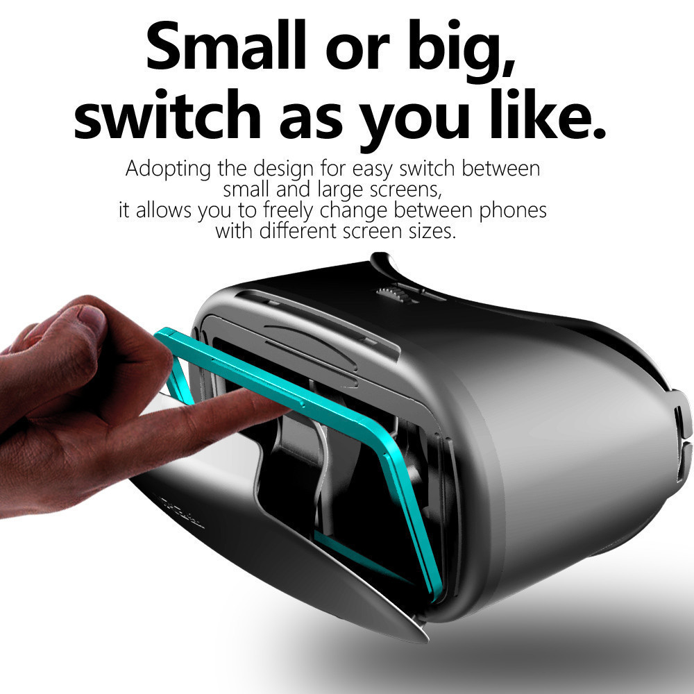 Kính VRG PRO VR Kính thực tế ảo Mũ bảo hiểm 3D Thiết bị tai nghe Ống kính thông minh cho điện thoại thông minh Điện thoại di động Viar Realidade Bộ điều khiển Người xem Phim tăng cường video trò chơi | BigBuy360 - bigbuy360.vn
