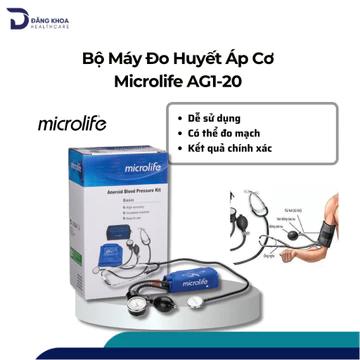 Máy Và Bộ Dụng Cụ Đo Huyết Áp Cơ MICROLIFE AG1-20 Chất Lượng Cao Chính Hãng