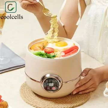 Nồi Cơm Điện Mini COOLCELLS, Nồi Cơm Điện Đa Năng Nhỏ, Chống Dính Thông Minh Đa Năng Nồi Cơm Điện Gia Đình