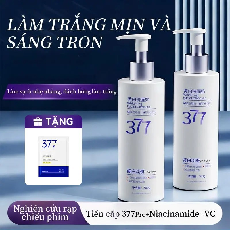 sữa rửa mặt 377|300g SOCUS-Giải pháp làm sáng da, giảm thâm nám rõ rệt và kiểm soát dầu,cho da sạch mịn sáng hồng