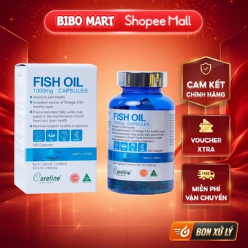 [MALL] TPBS viên uống dầu cá Careline Fish Oil (Hộp 100 viên) - BM001.1