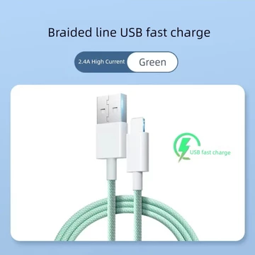 dây sạc iphone type c dây sạc iphone Thích Hợp Cho Apple Cáp Sạc Siêu Nhanh Cáp Dữ Liệu Sạc USB Màu Macaron Bện Thích Hợp Cho Apple Bện Cáp Dữ Liệu Điện Thoại Di Động Sạc iPhone14 / 13 / 12Promax8 Sạc