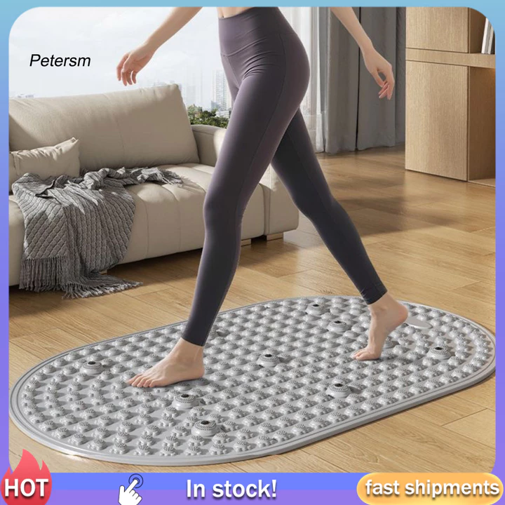 PP Bấm huyệt Chân Tấm Bấm huyệt Bàn chân Thảm mát xa chân để giảm đau – Tấm phản xạ bấm huyệt chống trượt Tấm lót đi bộ bằng đá chống mệt mỏi cho bàn chân cho gia đình