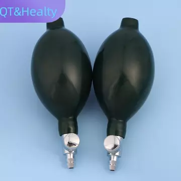 Máy bơm không khí bóng đèn màu xanh đậm HR Máy bơm không khí cho máy đo huyết áp Máy đo huyết áp cầm tay Phụ kiện chăm sóc sức khỏe Bóng Van kim loại VN
