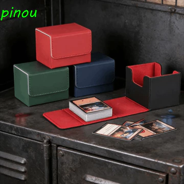 Hộp đựng thẻ giao dịch DÀIQIYING, Hộp đựng thẻ chỉ huy chống ẩm, Hộp đựng son môi Fit 100 Hộp đựng thẻ trò chơi chống bẩn một tay Thẻ thể thao