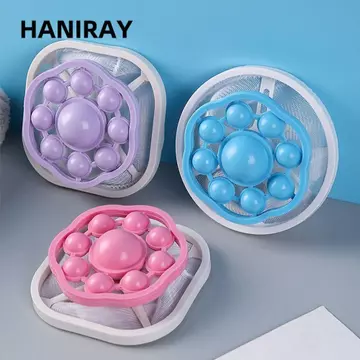 Bộ lọc máy giặt HANIRAY, Máy bắt tóc lông thú Sản phẩm sạch Túi lọc bóng giặt, Nâng cấp dụng cụ làm sạch có thể tái sử dụng cho gia đình Túi lưới lọc cho gia đình & sinh hoạt