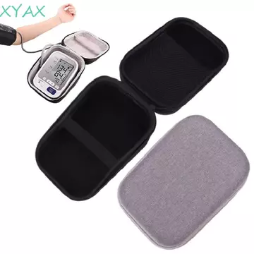Hộp đựng máy đo huyết áp XYAX, Túi bảo vệ máy đo huyết áp tam giác di động, Vỏ cứng Dung tích lớn có tay cầm Hộp cứng cho máy đo huyết áp